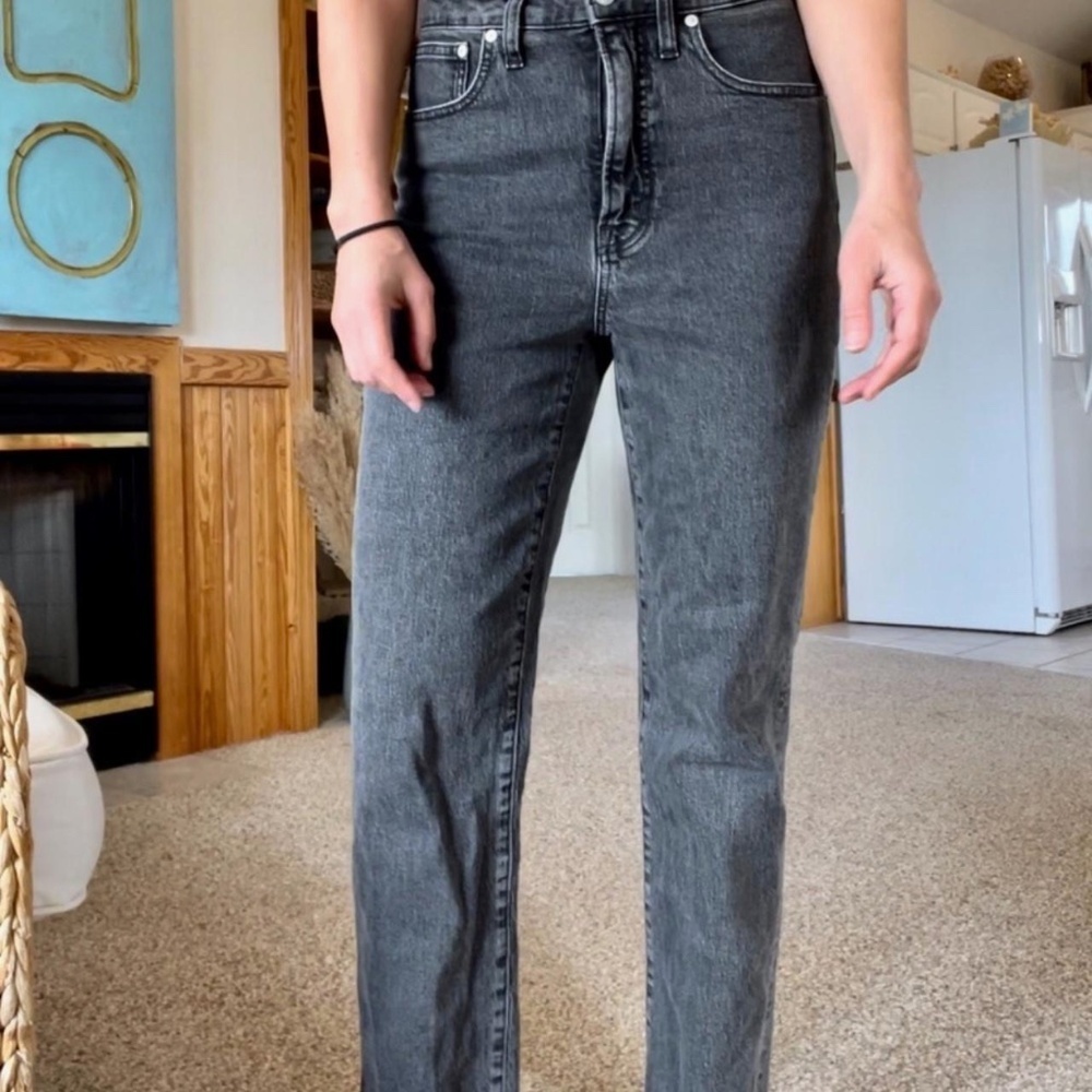 Madewell The Perfect Vintage Jean Gray Wash High Rise Size 25
